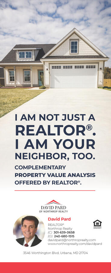 Door hanger designed for NFM Lending